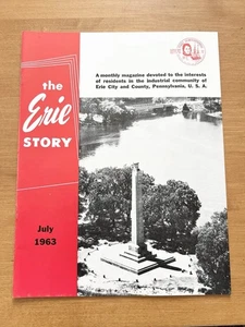 1963 The Erie Story Vintage Local Industrial Magazine Ephemera Pennsylvania - Picture 1 of 10