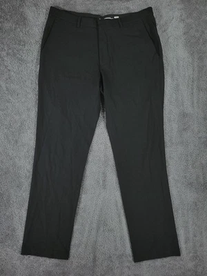 Pantalones Calvin Klein Infinite Para Hombre 32x30 Negros Calce Ajustado 4 Vías Elastizados Vestido Oficina Foto 1 de 4