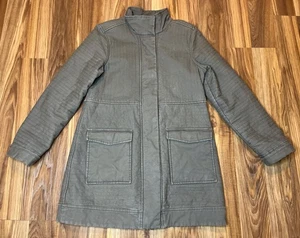 Scheunenjacke Field Utility Trip Damen S Sherpa gefüttert langer Mantel Trench Gorpcore - Bild 1 von 6