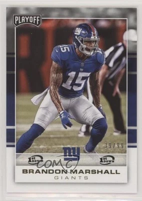 2017 Panini Playoff 1st Down /99 Brandon Marshall #62 - Image 1 of 2