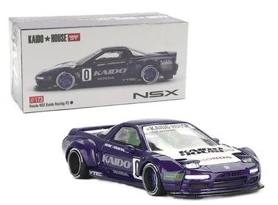 Kaido House x Mini GT 1:64 Honda NSX Kaido Racing V2 modelo púrpura KHMG173-2C Foto 1 de 4
