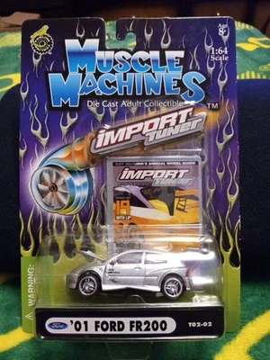Sintonizador de importación Muscle Machines 01 Ford FR200 plateado T02-02 Foto 1 de 4