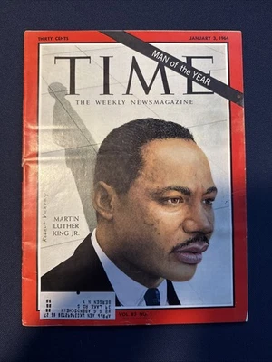 Martin Luther King Jr  1964 Time Magazine Man of The Year - Image 1 of 4