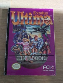 Ultima Exodus Hint Book (Nintendo, 1989) - Vintage NES Strategy Guide