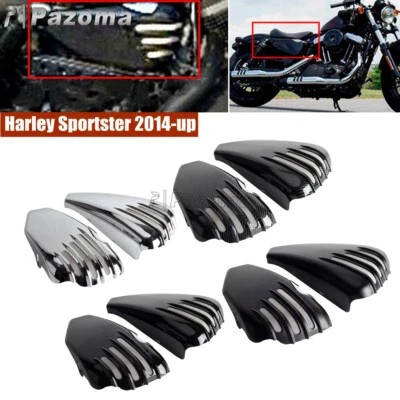 Cubierta lateral de batería de motocicleta para Harley 14-Up XL XL1200C XL1200CX XL883N XL883L Foto 1 de 4