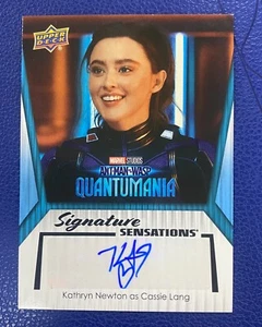 2024 UD Marvel Studios Series 2 Ant-man KATHRYN NEWTON As CASSIE LANG auto ting - Picture 1 of 2