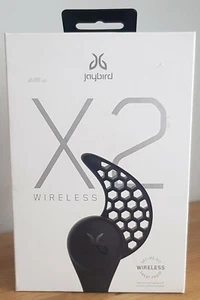 JAYBIRD X2 black wireless secure fit headphones with original box. New. - Picture 1 of 6