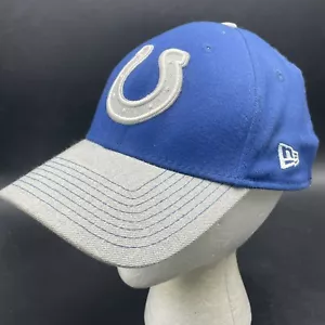 INDIANAPOLIS COLTS New Era 39Thirty Blue NFL Stretch Fitted Hat Sz Med/Large - Picture 1 of 13