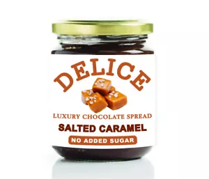 Delice Sugar Free Chocolate Spread. Diabetic / Keto Spread /NO PALM Oil,Maltitol - Picture 1 of 37