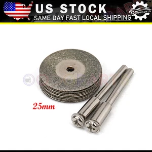 10pcs 25mm Diamond Replacemant Wheels Tungsten Grinder Sharpener Rotary Tool - Picture 1 of 4
