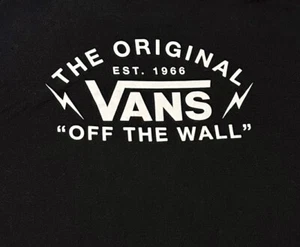 Vans Shirt Mens Extra Large Black Off The Wall Skateboard Skating Tee Adults XL - Picture 1 of 3