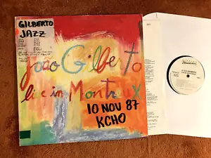 LP Joao Gilberto Live In Montreux Jazz Brazilian Bossa Nova Vinyl PROMO 1987 rar - Bild 1 von 2