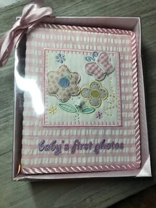 New Baby's First Photo Album Girl Pink 120 4x6 Photos Baby Essentials - Picture 1 of 3