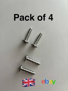 4 x Original Mercedes Number Plate Screws For All Models Stainless Steel (A2) - Picture 1 of 6