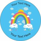 2 A4 Sheets Personalised Rainbows-Reward Stickers School Teachers/Nursery 00145