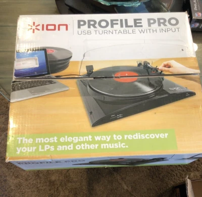 ION Profile Pro Turntable With Input USB and RCA Out - Image 1 of 4
