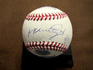 MANNY RAMIREZ WSC BOSTON RED SOX DODGERS SIGNED AUTO HOF LOGO L/E BASEBALL AMC - Picture 1 of 5