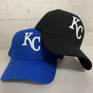 Kansas City Royals Cap Hat Embroidered KC Adjustable Curved Men - Picture 1 of 7