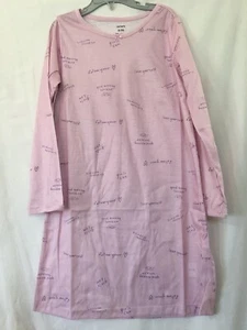 New Carter's Hearts Dream Nightgown Nightshirt Girls Long Sleeve Lilac S,M,L - Picture 1 of 4