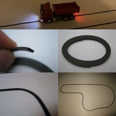 SCHÖNWITZ Magnetband Car System H0 statt Fahrdraht flexibel Magnetbahn Modelleisenbahn