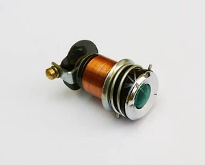 Lámpara de advertencia verde vintage Lucas WL3/1, 37H5058, Daimler, MG, haz de sol S7 y S8 - Imagen 1 de 2