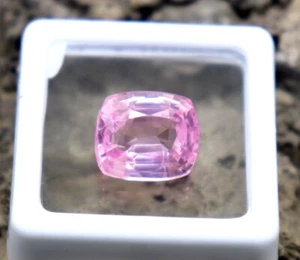 Natural AAAPink Spinel Certified Stone 8ct Cushion Cut Spinel For Making Jewelry - Picture 1 of 9