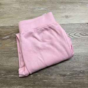 CHAMPION Graphic Print Stretch Tie Waist Pink Jogger Pants Girl's Size Medium - Picture 1 of 11