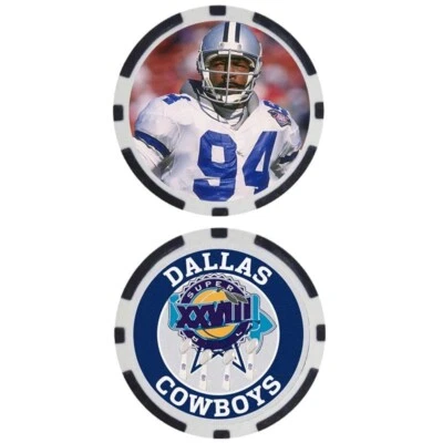 CHARLES HALEY - COWBOYS SUPER BOWL XXVIII - POKER CHIP - Image 1 of 2