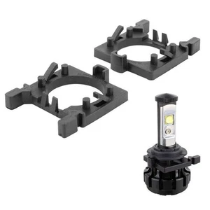 H7 LED Headlight Bulb Holders 2pcs 3.98g/pc For Fiesta High Temperature - Picture 1 of 9