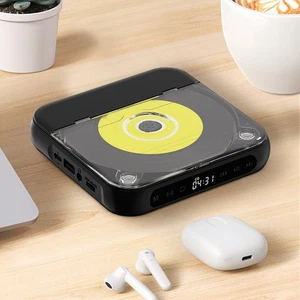 Compact CD Player with Anti Skip and Rechargeable Battery for Use Anywhere - Photo 1/16