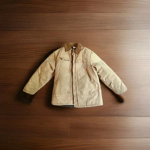 1989 Carhartt Insulated Chore Coat 100 Year 1989 Work Rugged Style CQ 196 SZ 48T - Picture 1 of 13