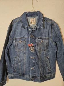 Justin Boots Denim Jean Jacket Mens XL Blue Pockets Workgear Exclusive NWT - Picture 1 of 4