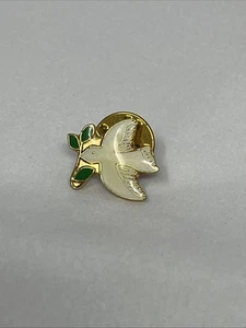 Taube Olivenzweig Vergebung Anstecknadel Pinback Tie Tack 4849 - Bild 1 von 7