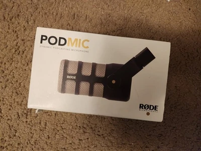 Micrófono dinámico Rode PodMic para podcasting de grado de difusión Foto 1 de 3