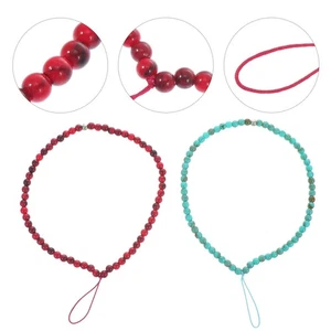 2 Pcs Phone Lanyard Necklace Accessories for Girls Mobile Pendant - Photo 1 sur 12