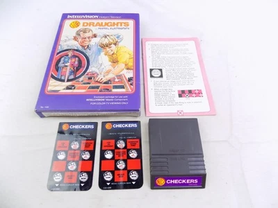 Boxed Intellivision Draughts Mattel Electronics - Inc Manual - Image 1 of 3