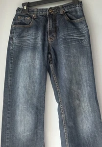 Flypaper Jeans Boys Size 14 Blue Denim Boot Cut - Picture 1 of 8