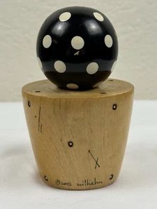 Robert Wilhelm 2002 Wooden Salt Shaker Modernist - Picture 1 of 6