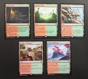 MTG Magic 5er Set Gruul Dual Lands Commander Deck Staples Grün Rot Mana - Bild 1 von 1
