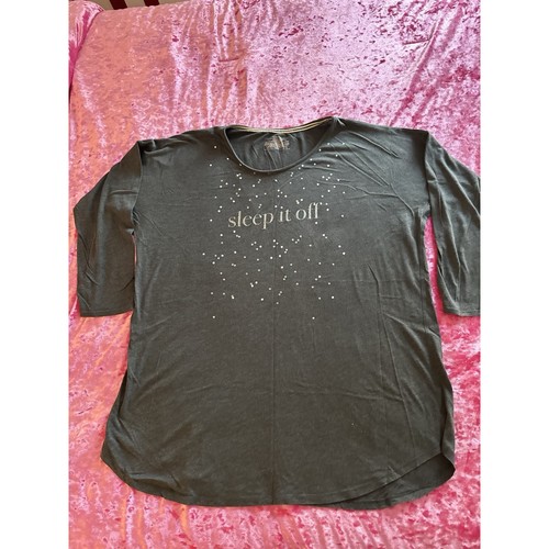 UNDERCOVER Pigiama Victoria's Secret "sleep it off" grigio donna XL comodo accogliente