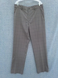 Nike Pantaloni Golf Uomo 34X34 Dri-fit Finestra Griglia Grigio e Blu Performance - Foto 1 di 11