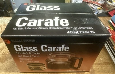 BLACK & DECKER 3355D 10 Cup Replacement Glass Coffee Carafe- Spacemaker NOS - Image 1 of 4