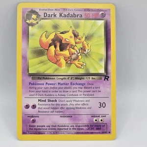 Dark Kadabra 39/82 Team Rocket Pokemon TCG Vintage  - Picture 1 of 2
