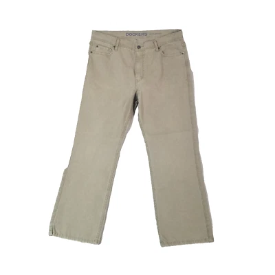 Dockers D3 джинсы мужские 36 x 29 хаки зеленый хлопок джинсовые брюки опрятный ретро - Изображение 1 из 4
