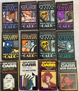 John Dickson Carr Carter Dickson CHOOSE YOUR PB TITLE Good to Very Good NEW #8 - Imagen 1 de 2