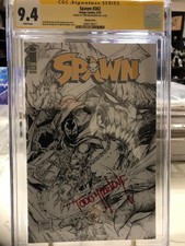 Spawn # 262 Sketch Cover CGC Signature Series 9.4 Todd Mcfarlane Rare