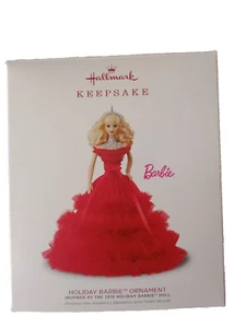 Hallmark Keepsake HOLIDAY BARBIE Doll Ornament 4th in Series 2018 NRFB - Picture 1 of 3