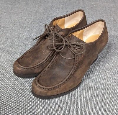 Ralph Lauren замши + кожаная подошва на танкетке каблуке ботильоны женщин 8  - Изображение 1 из 4