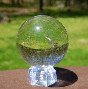 Lemurian Quartz Sphere / Crystal Ball ~ Super Clear - Picture 1 of 6