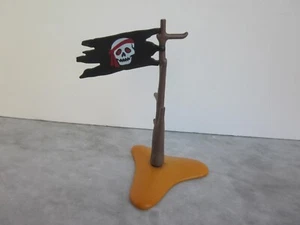 Playmobil Dead Tree Flag Pole w/ Skull / Crossbones Flag - Pirates - Picture 1 of 3